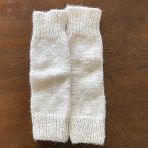 Cozy Cream Knit Arm/Leg Warmers